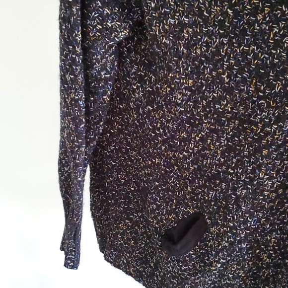 OYA women’s open front Cardigan with shawl collar/side pockets size S/M EUC - Picture 9 of 9